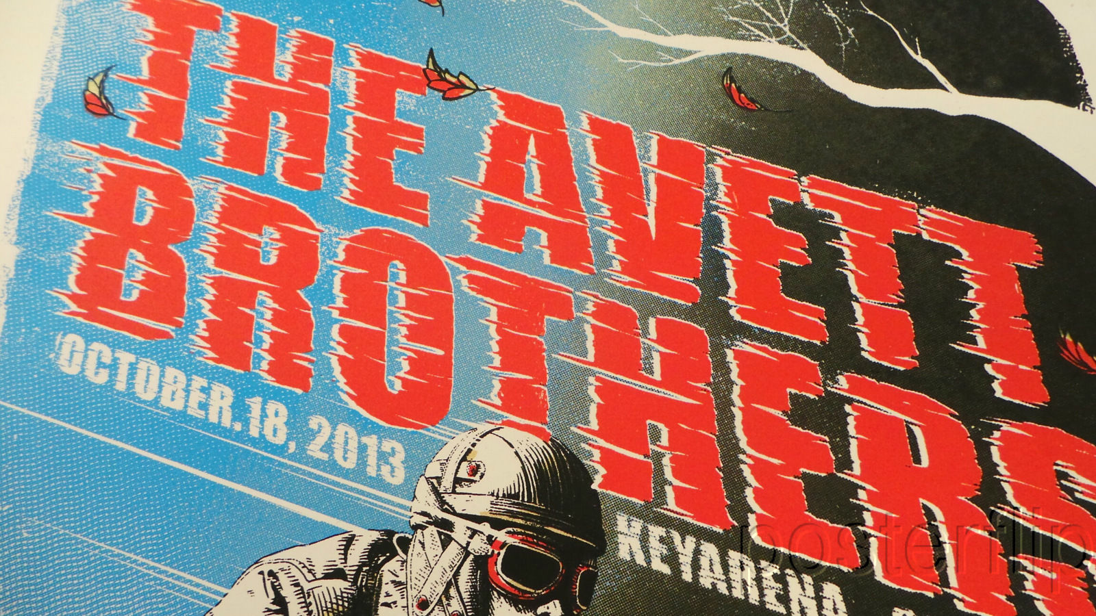 "The Avett Brothers (Seattle 2013)" by Zeb Love.  Created for the band's 10/18/13 show at the KeyArena in Seattle, WA.