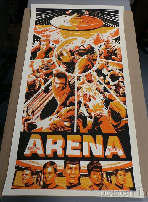 Matt Taylor Arena Star Trek Screenprint Poster xx/175 Mondo