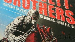 "The Avett Brothers (Seattle 2013)" by Zeb Love.  Created for the band's 10/18/13 show at the KeyArena in Seattle, WA.