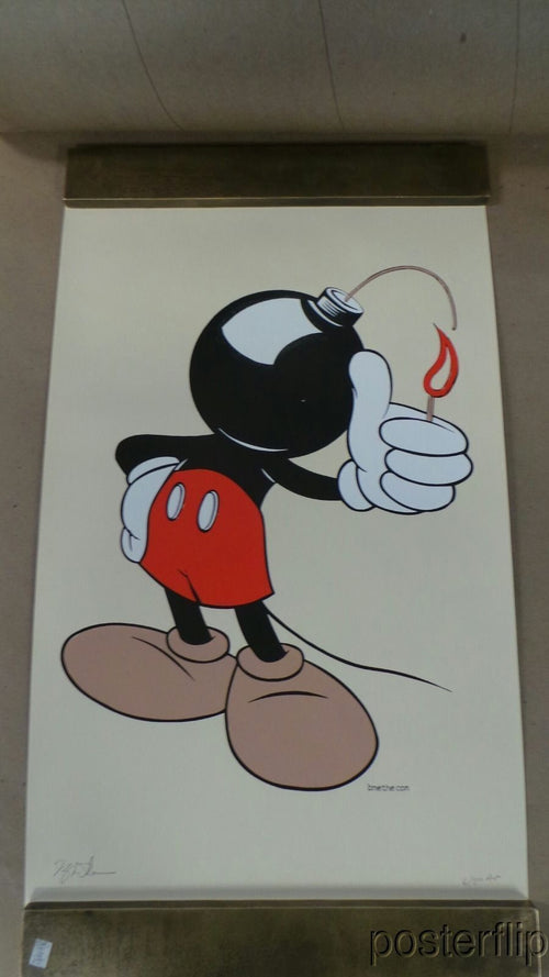 Brian Methe - Mickey's Tha Bomb Screen Print - S/N'd xx/50 2013