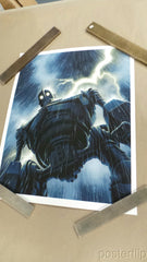 Mondo Iron Giant Rain Limited Screenprint Poster xx/170 Jason Edmiston Numbered