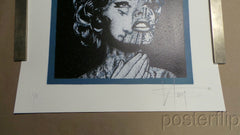 LINDA EVANGELISTA Fuji Blue Pop Edition S/N'd 1/1 Screen Print K Guy 2014