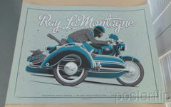Title:  Ray LaMontagne (Indianapolis)  Artist: Charles Crisler  Edition: Released by 27 Design Co. in limited edition of 200 prints, signed and numbered by the artist.  Type: Screen Print  Size: 24" x 18"  Notes: Print is stored flat in very good condition. Following purchase, prints are rolled in archival paper and shipped with bubble wrap in sturdy cardboard tubes.  Check out our other listings for more hard-to-find and out-of-print posters.