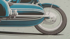 Title:  Ray LaMontagne (Indianapolis)  Artist: Charles Crisler  Edition: Released by 27 Design Co. in limited edition of 200 prints, signed and numbered by the artist.  Type: Screen Print  Size: 24" x 18"  Notes: Print is stored flat in very good condition. Following purchase, prints are rolled in archival paper and shipped with bubble wrap in sturdy cardboard tubes.  Check out our other listings for more hard-to-find and out-of-print posters.