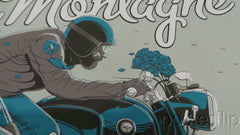 Title:  Ray LaMontagne (Indianapolis)  Artist: Charles Crisler  Edition: Released by 27 Design Co. in limited edition of 200 prints, signed and numbered by the artist.  Type: Screen Print  Size: 24" x 18"  Notes: Print is stored flat in very good condition. Following purchase, prints are rolled in archival paper and shipped with bubble wrap in sturdy cardboard tubes.  Check out our other listings for more hard-to-find and out-of-print posters.