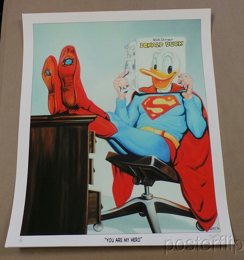 "You Are My Hero" by Michael Loeb  Released by Metro Orange Art in 2014, signed and numbered by the artist.