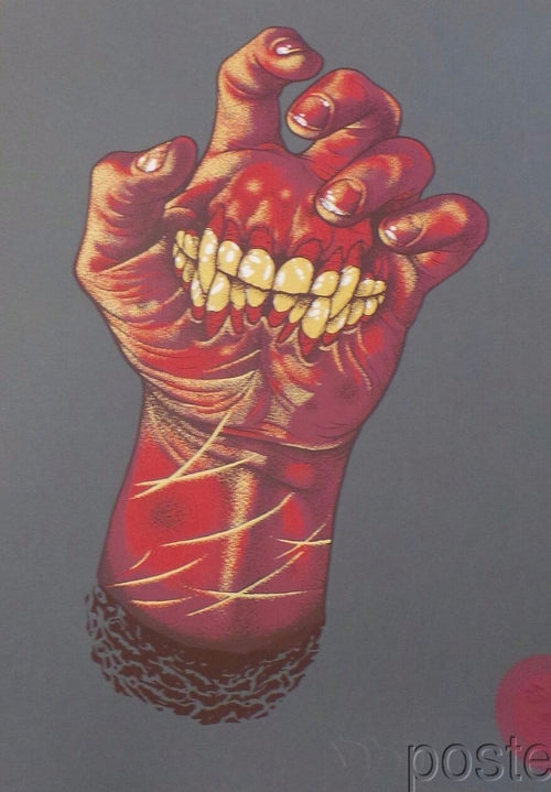 John Baizley Hand2Mouth Steel Grey xx/31 Screen Print Poster Baroness 2014