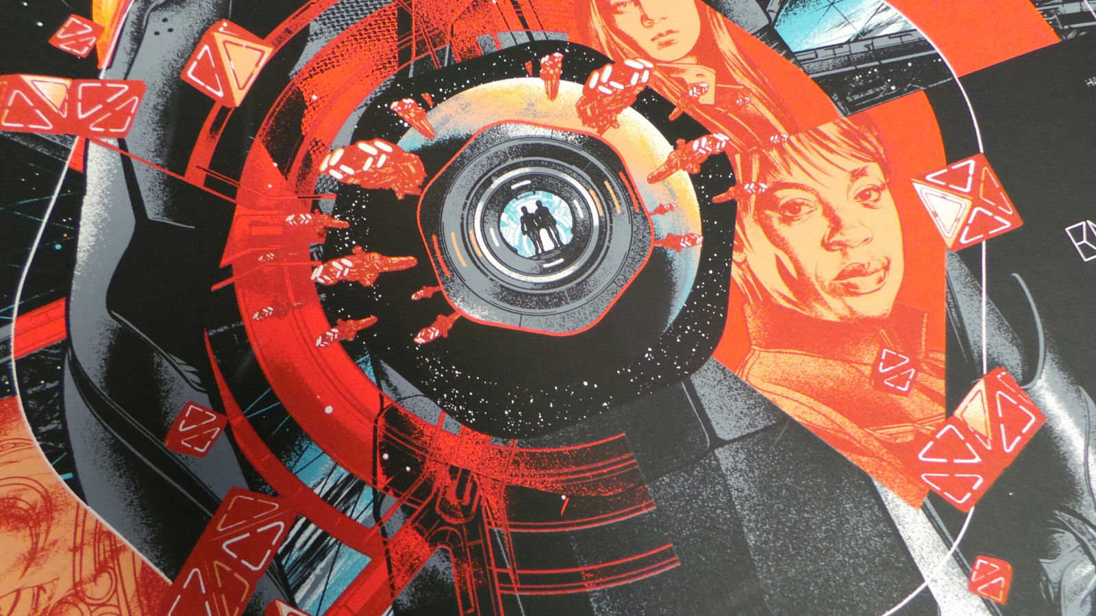 Title:  Ender's Game  Artist:  Martin Ansin for Mondo  Edition:  xx/340  Type:  Screen print poster  Size:  24" x 36"  Notes:  Inspired by the 2013 film Ender's Game, Limited poster in edition of 340.  All prints are stored flat. In house and ready to ship!  Following purchase, all prints are rolled in archival paper and shipped in a sturdy cardboard tube which is bubble wrapped on the inside for each end.
