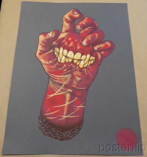 John Baizley Hand2Mouth Steel Grey xx/31 Screen Print Poster Baroness 2014