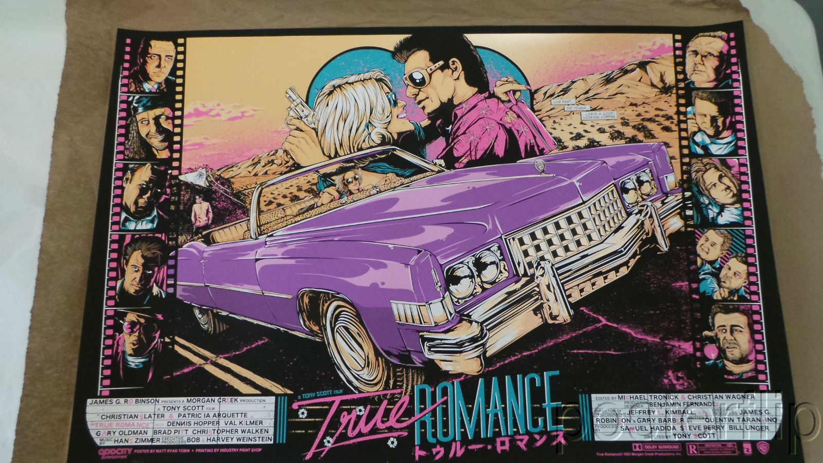 Matt Ryan Tobin True Romance 36x24 Live Fast Die Young Variant Poster N'd xx/35