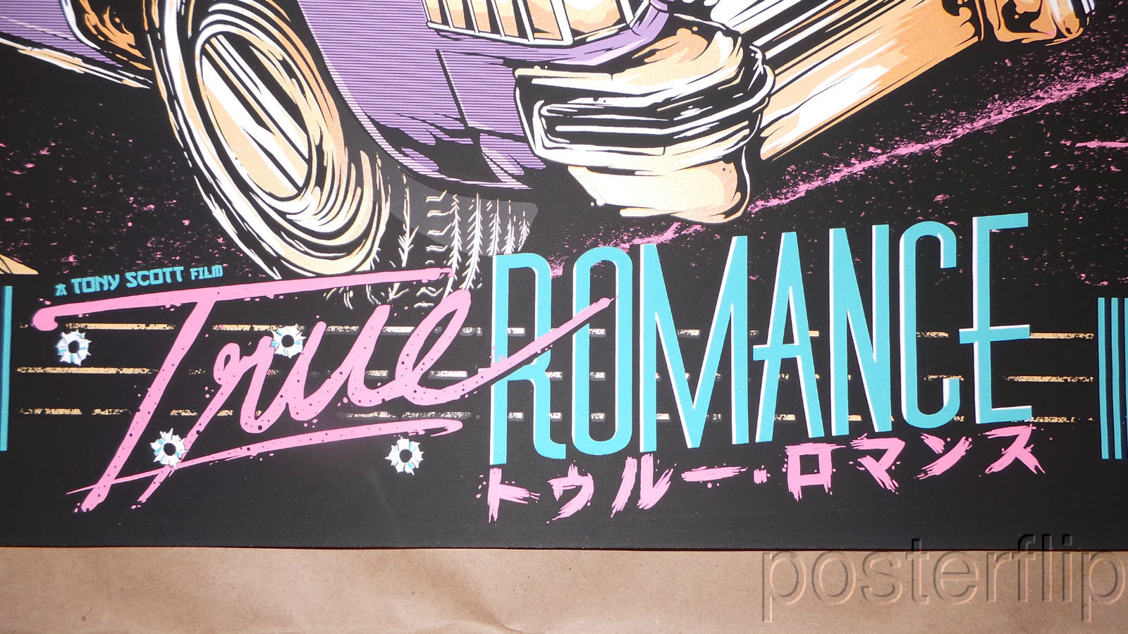 Matt Ryan Tobin - True Romance 36x24 Live Fast Die Young Variant Poster N'd xx/35