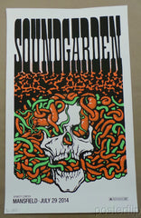 Title: Soundgarden - Mansfield, MA - 2014  Artist: Ames Bros.  Edition:  xx/100  Type: Screen Printed Poster  Size:  16.5" x 26.5"  Notes:  Check out our other listings for more hard-to-find and out-of-print posters.