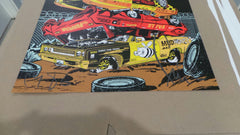 Title:  Pearl Jam & Spokane, WA 2013  Artist:  Faile  Edition:  xx/100, signed and numbered artist edition.  Type:  Screen Print  Size: 18" x 24"  Location:  Spokane, Washington 2013  Venue:  Spokane Arena  Notes:  Print is stored flat in very good condition.  8-color screen print poster.