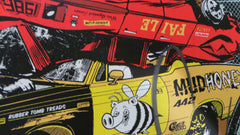 Title:  Pearl Jam & Spokane, WA 2013  Artist:  Faile  Edition:  xx/100, signed and numbered artist edition.  Type:  Screen Print  Size: 18" x 24"  Location:  Spokane, Washington 2013  Venue:  Spokane Arena  Notes:  Print is stored flat in very good condition.  8-color screen print poster.