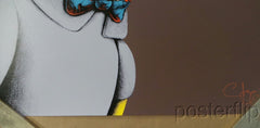 PEZ Skrutchy Modern Maroon Edition Screenprint S/N'd xx/30 The Simpsons 2014