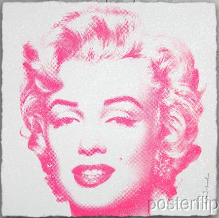 Mr. Brainwash - Diamond Girl Black Background Edition xx/90 S/Ned Screenprint Post