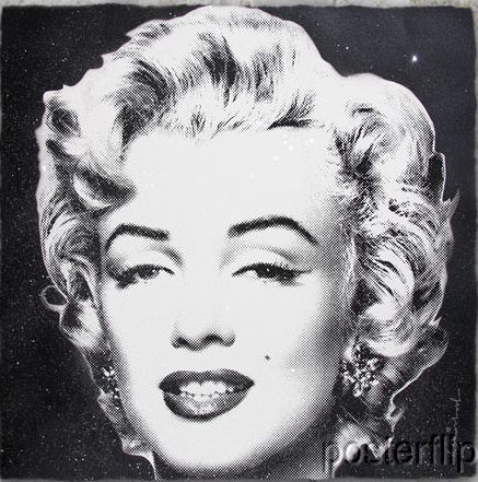 Mr. Brainwash - Diamond Girl Black Background Edition xx/90 S/Ned Screenprint Post