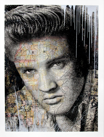 Title: Tribute to Elvis Presley - King Of Rock (SILVER EDITION 2017)  Artist:  Mr. Brainwash  Edition: Signed and numbered in a limited edition of only 50 total.  Type:  Screen print poster  Size:  38" x 50"  Notes:  This print is in mint condition and has been stored flat.