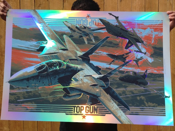 D&L Screen Printing - Top Gun (2014 OCE) "Magic Hour" Screenprinted Poster